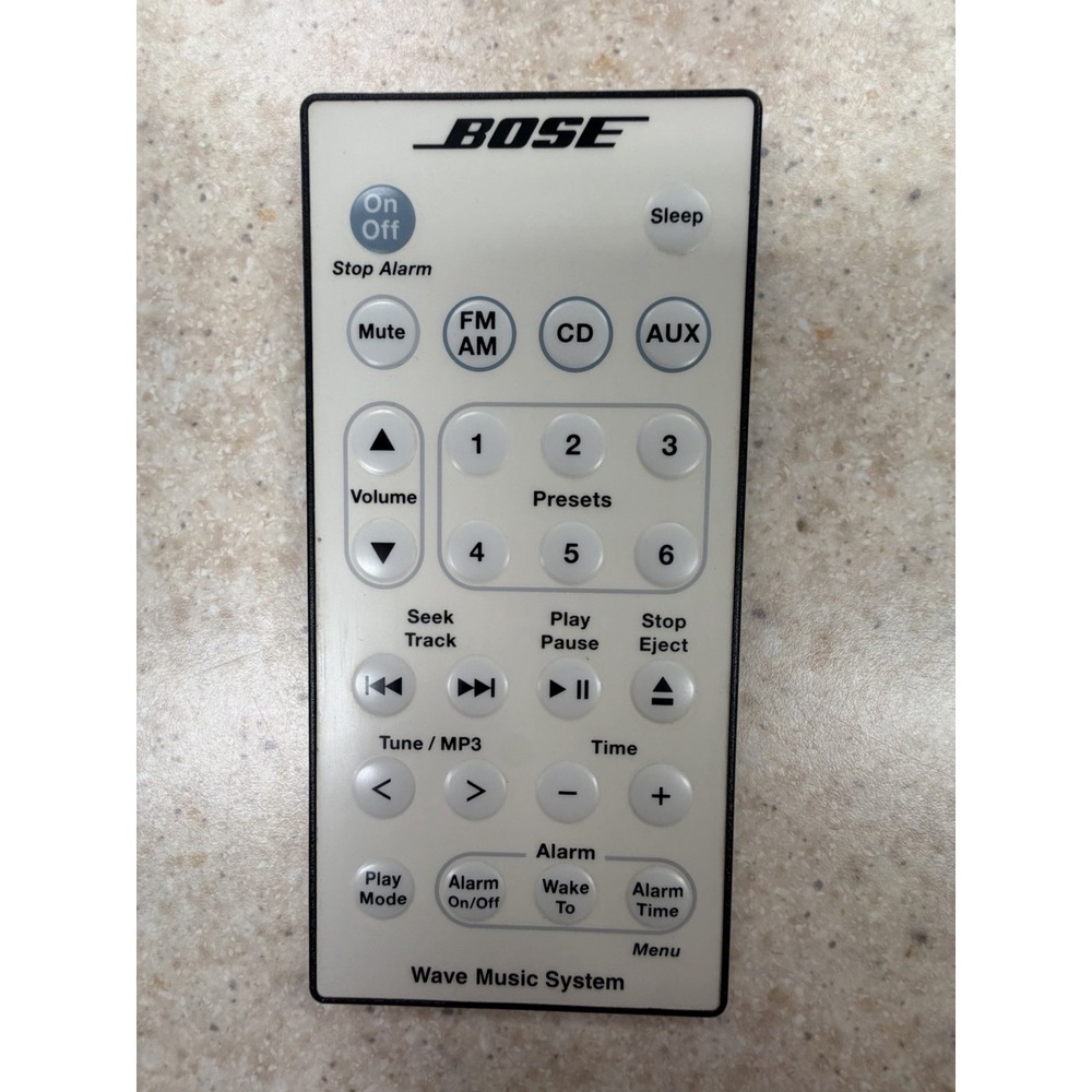 Genuine OEM Bose Wave Music System Remote Control (Credit Card Style)